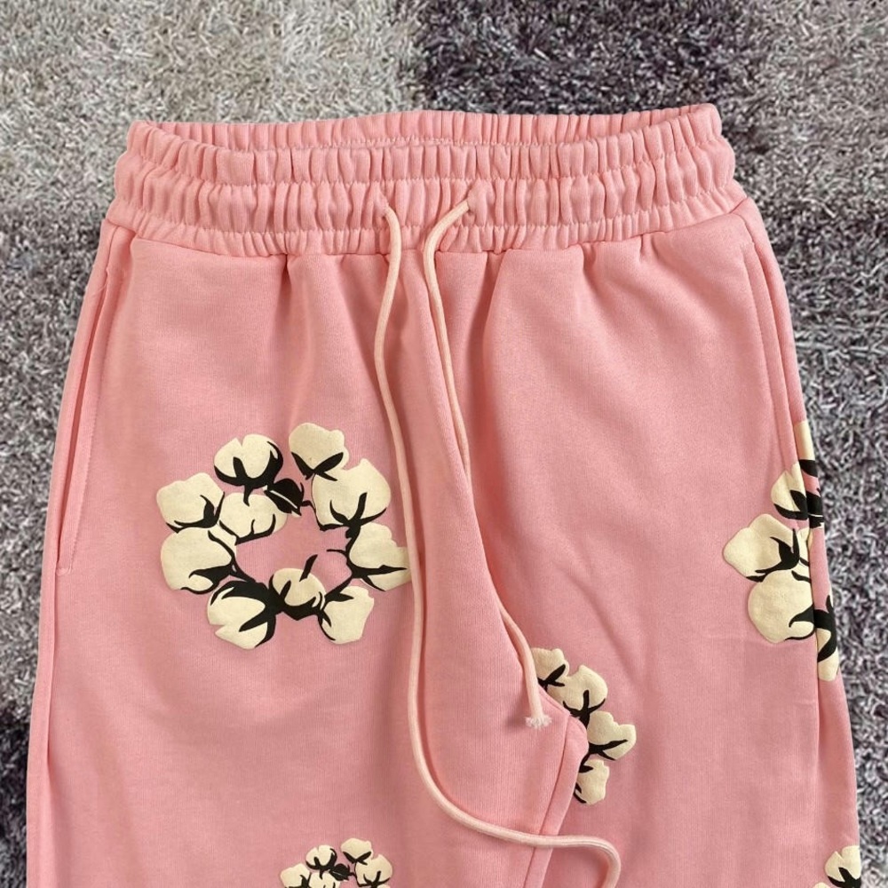 Floral Pink Women's Joggers - Picture 3 of 3